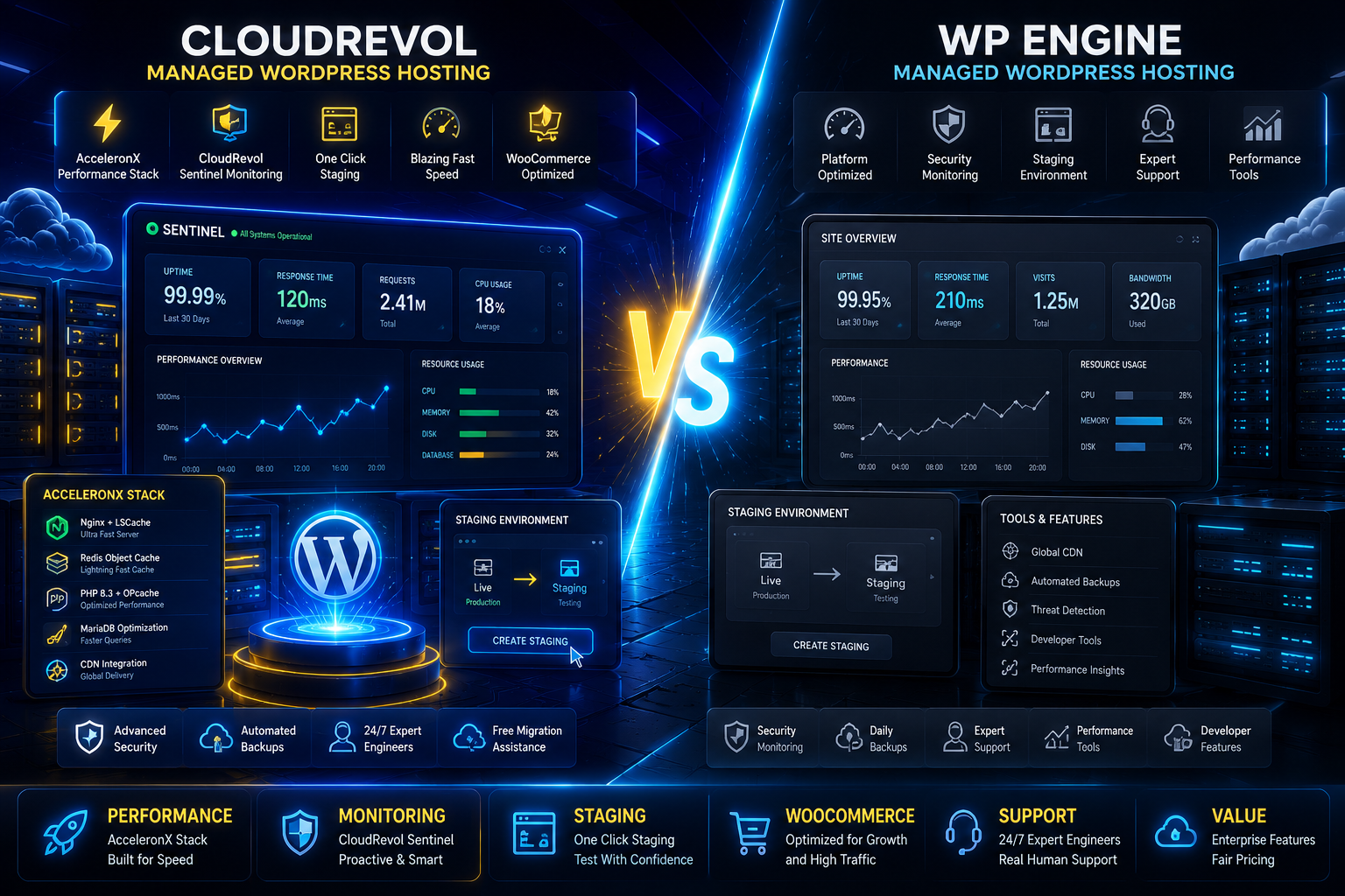 CloudRevol vs WP Engine