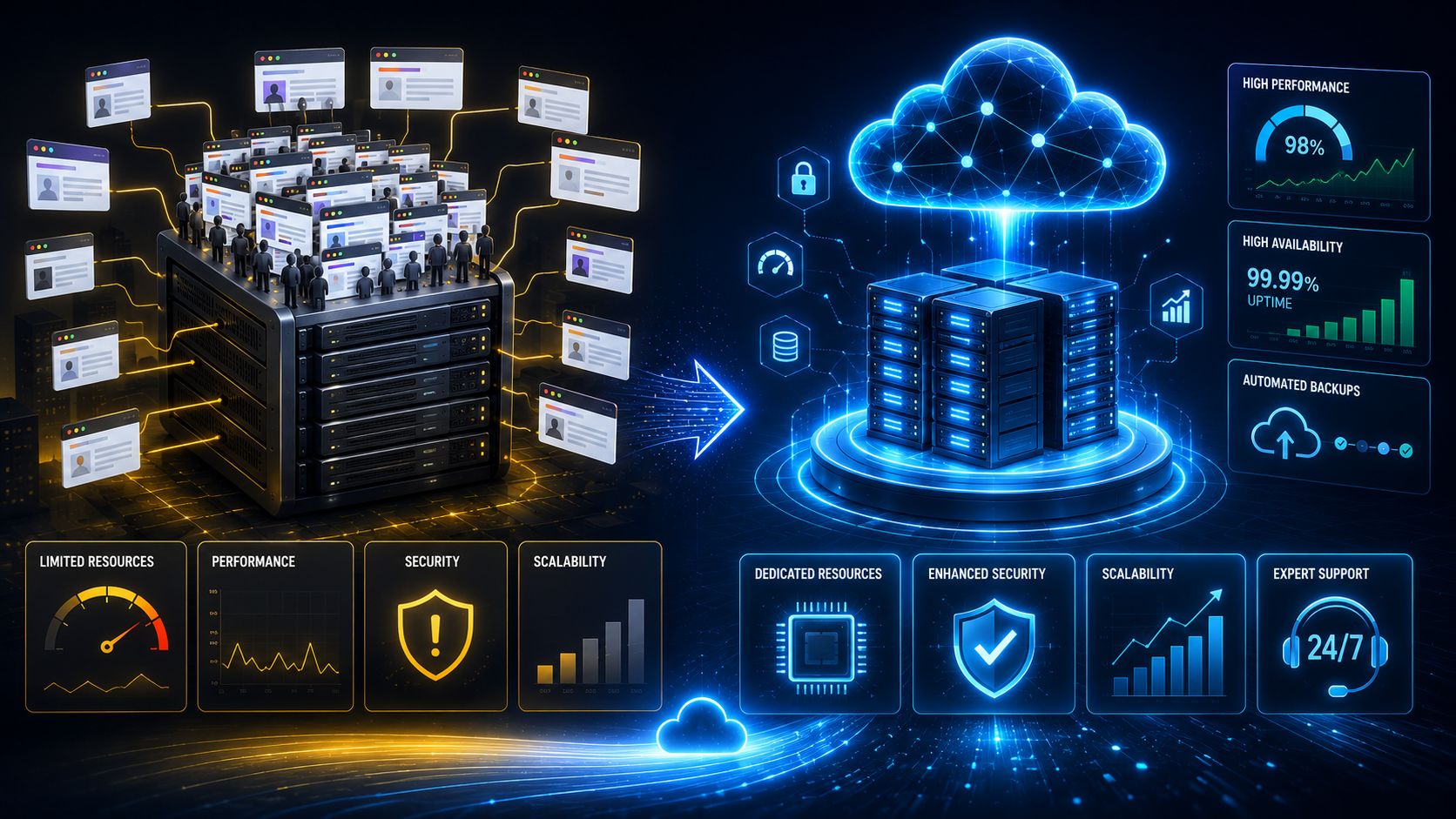 Managed Cloud Hosting vs cPanel Shared Hosting: Which Is Better?