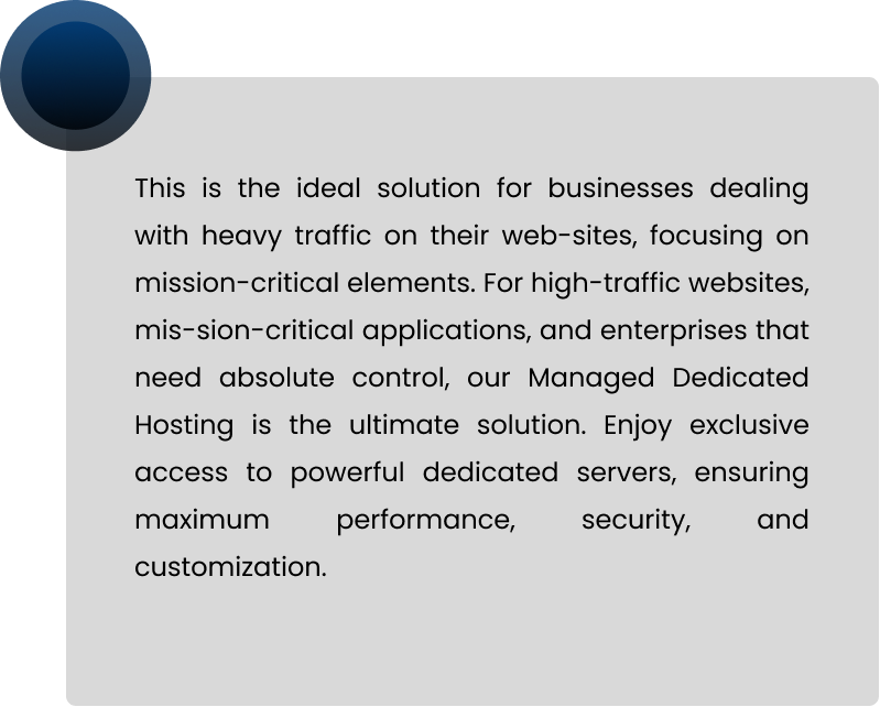 Enterprise Dedicated Server Solutions